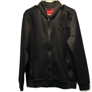 Black Guess Bomber Jacket Size: M